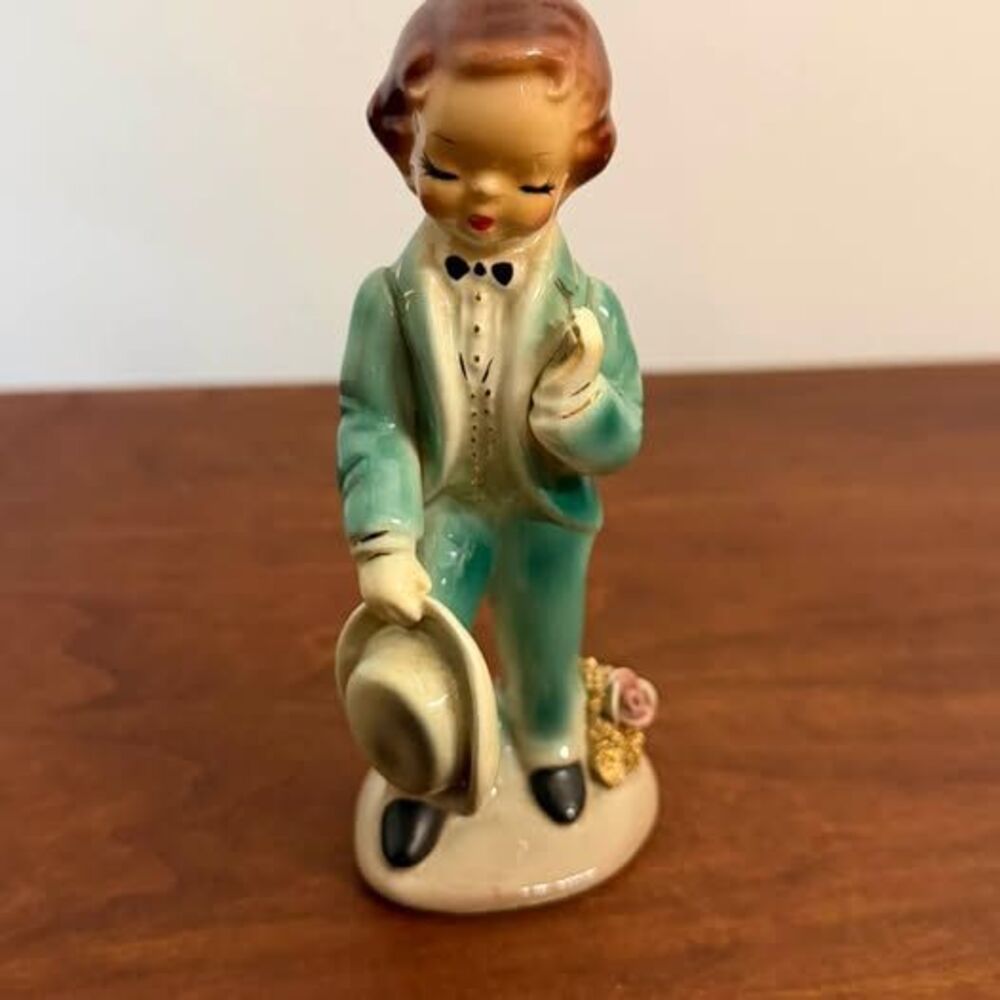 Vintage 1950s Josef Originals Andre Figurine, Morning Noon and Night Series